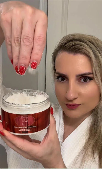 Velvet Rouge Skin Nourishing Salt Scrub