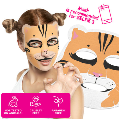 Gift set of face masks FUNNY BEAUTY SET PRETTY KITTY