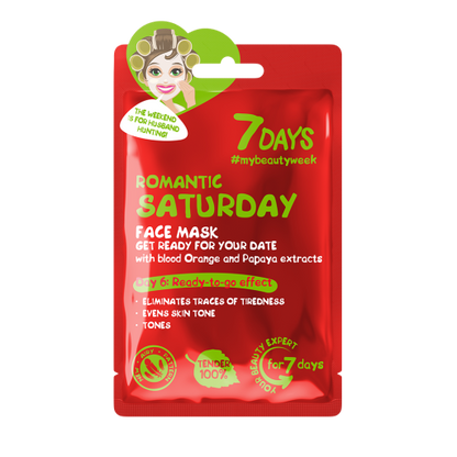 Face sheet mask get ready for your date Romantic Saturday