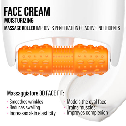 Face cream 3D massager, radiance and lifting, Vitamin C 80 ML