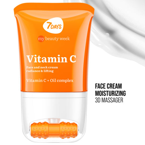 Face cream 3D massager, radiance and lifting, Vitamin C 80 ML