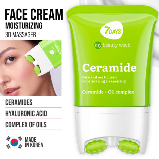 Face cream 3D massager, moisturizing and barrier repairing, Ceramide 80 ML