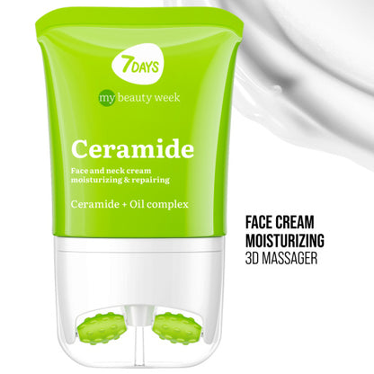 Face cream 3D massager, moisturizing and barrier repairing, Ceramide 80 ML