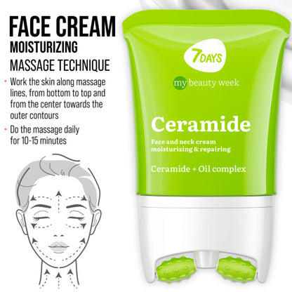 Face cream 3D massager, moisturizing and barrier repairing, Ceramide 80 ML