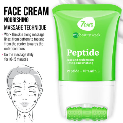 Face cream 3D massager, lifting and nourishing, Peptide 80 ML