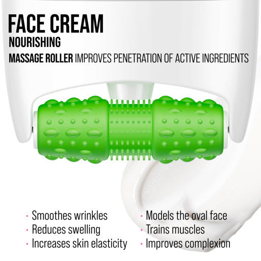 Face cream 3D massager, lifting and nourishing, Peptide 40 ML