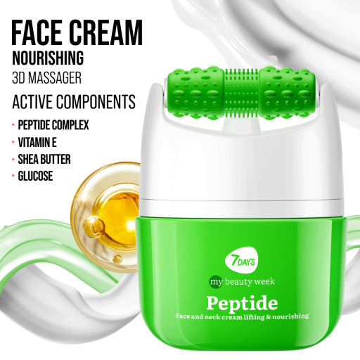 Face cream 3D massager, lifting and nourishing, Peptide 40 ML