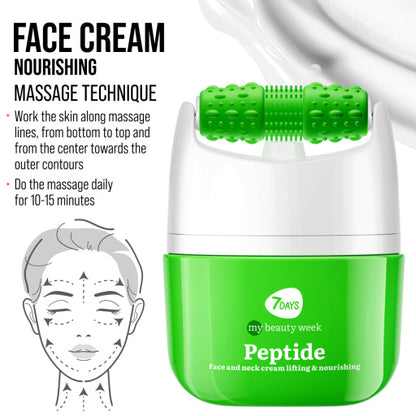 Face cream 3D massager, lifting and nourishing, Peptide 40 ML