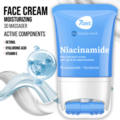 Face cream 3D massager, anti-age and depigmentation, Niacinamide 80 ML