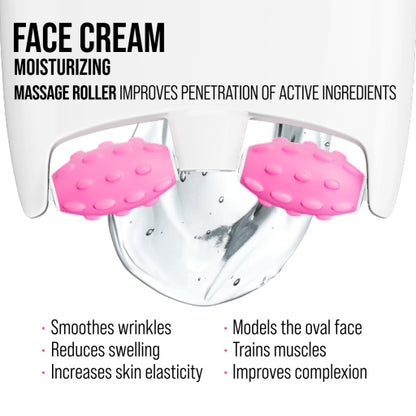 Face cream 3D massager, anti-age and moisturizing, Hyaluronic 40 ML