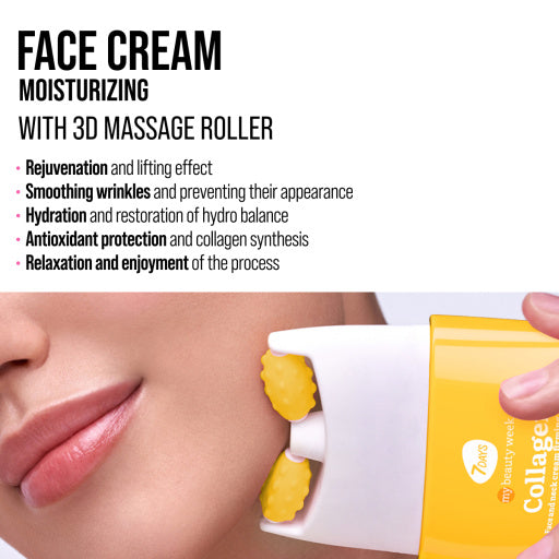 Face cream 3D massager, firming and lifting, Collagen 80 ML