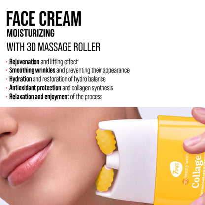 Face cream 3D massager, firming and lifting, Collagen 80 ML