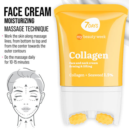 Face cream 3D massager, firming and lifting, Collagen 80 ML