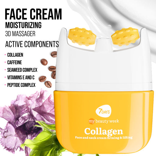 Face cream 3D massager, firming and lifting, Collagen 40 ML