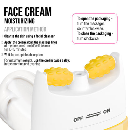 Face cream 3D massager, firming and lifting, Collagen 40 ML