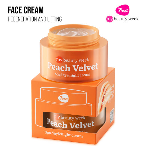 Face cream, SOS regeneration and nourishing, PEACH VELVET