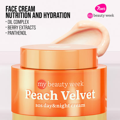 Face cream, SOS regeneration and nourishing, PEACH VELVET