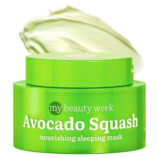 Night face cream & mask, nourishing and anti-age, AVOCADO SQUASH