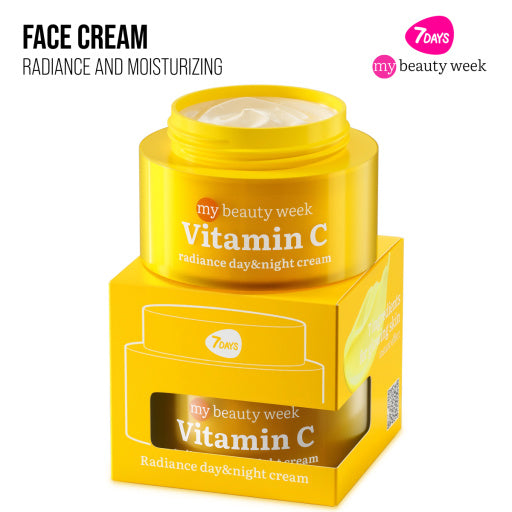 Face cream, moisturizing and radiance, VITAMIN C