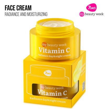 Face cream, moisturizing and radiance, VITAMIN C