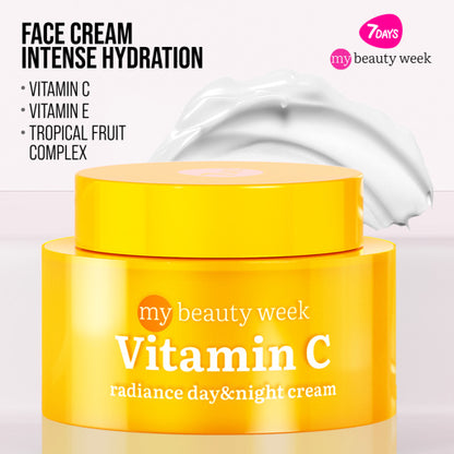 Face cream, moisturizing and radiance, VITAMIN C