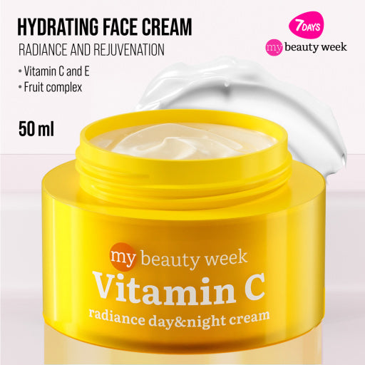 Face cream, moisturizing and radiance, VITAMIN C