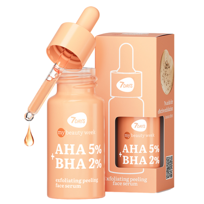 Exfoliating face serum AHA+BHA peeling