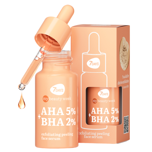 Exfoliating face serum AHA+BHA peeling