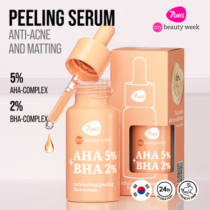 Exfoliating face serum AHA+BHA peeling