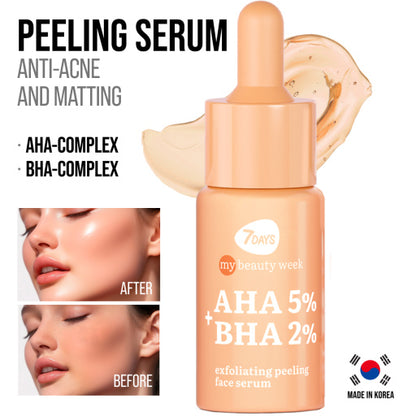 Exfoliating face serum AHA+BHA peeling