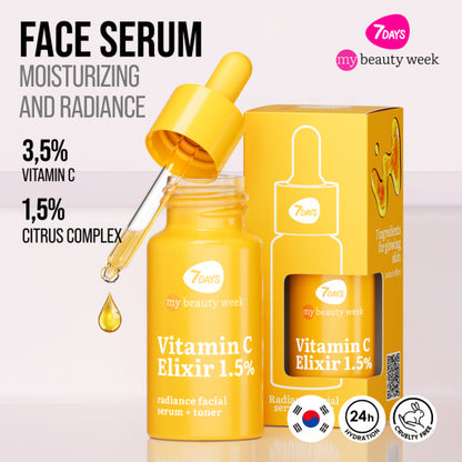 Radiance facial serum+toner VITAMIN C ELIXIR