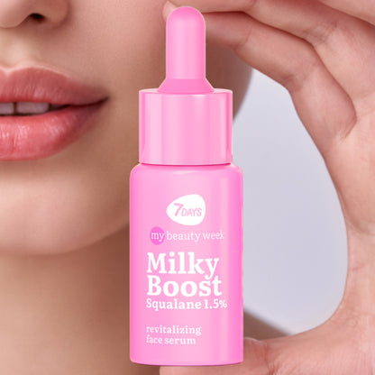 Revitalizing face serum MILKY BOOST Squalane