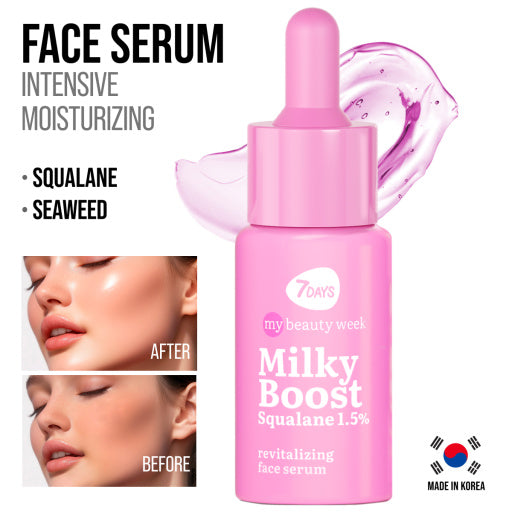 Revitalizing face serum MILKY BOOST Squalane