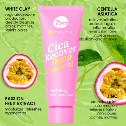 Purifying clay face mask CICA RECOVER