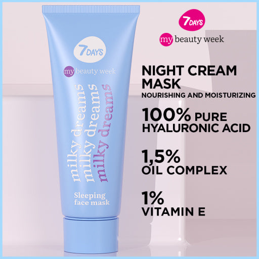 Sleeping face mask MILKY DREAMS