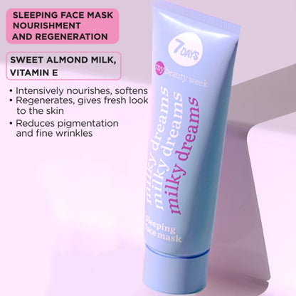 Sleeping face mask MILKY DREAMS