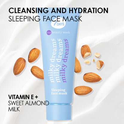 Sleeping face mask MILKY DREAMS