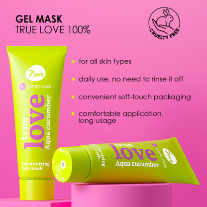 Moisturizing face mask TRUE LOVE