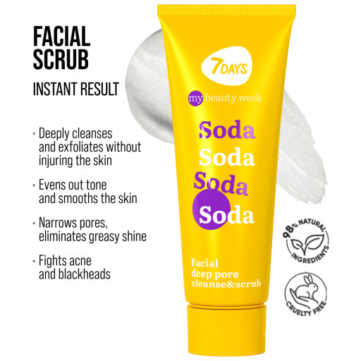 Facial deep pore cleanse & scrub SODA