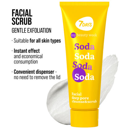 Facial deep pore cleanse & scrub SODA