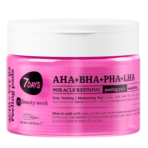 Miracle refining peeling pads for face AHA+BHA+PHA+LHA