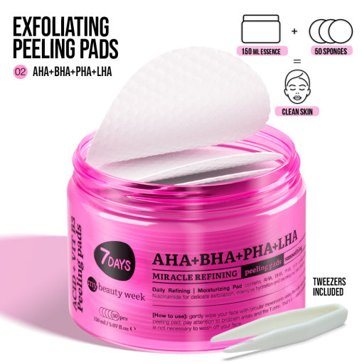 Miracle refining peeling pads for face AHA+BHA+PHA+LHA