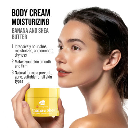 Nutrition & elasticity body cream BANANA&SHEA