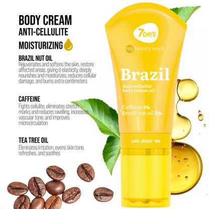 Anti-cellulite body cream-oil BRAZIL