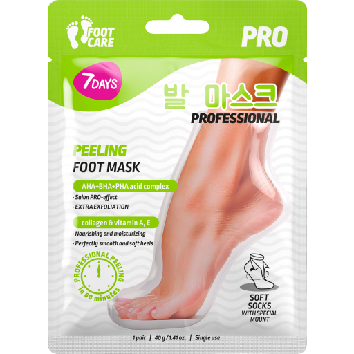 Foot mask extra-exfoliating and softening PROFESSIONAL