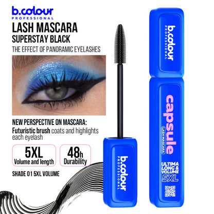 SuperStay black lash mascara / 01 5XL Volume, B.COLOUR PROFESSIONAL CAPSULE, 6 ml