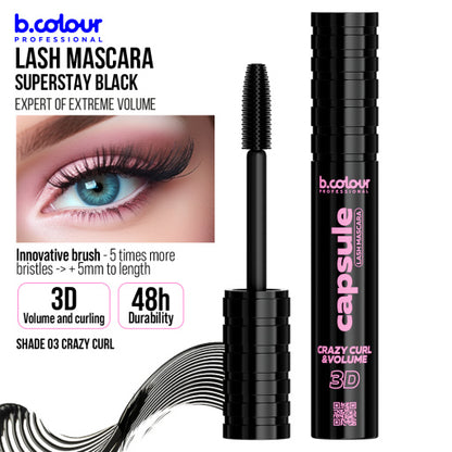 SuperStay black lash mascara / 05 Doll eye, B.COLOUR PROFESSIONAL CAPSULE, 7,3 ml