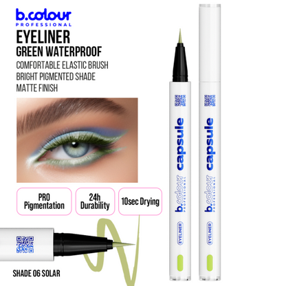 Waterproof eyeliner / 06 Solar, B.COLOUR PROFESSIONAL CAPSULE, 0,5 g