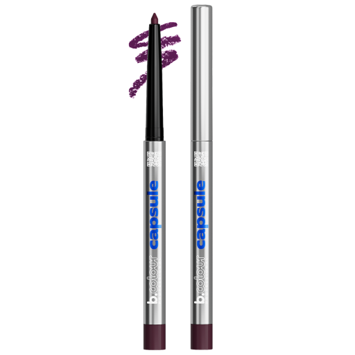 Automatic kajal eye pencil / 07 Naughty plum, B.COLOUR PROFESSIONAL CAPSULE, 0,25 g