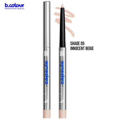 Automatic kajal eye pencil / 05 Innocent beige, B.COLOUR PROFESSIONAL CAPSULE, 0,25 g